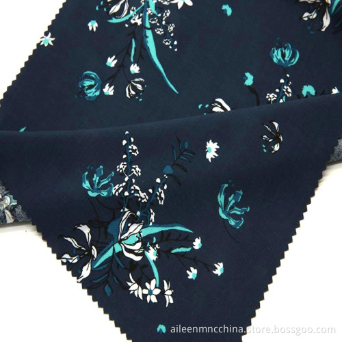 rayon spun viscose fabric with floral designes